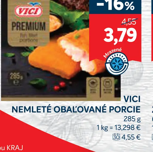 Vici Nemleté obaľované porcie