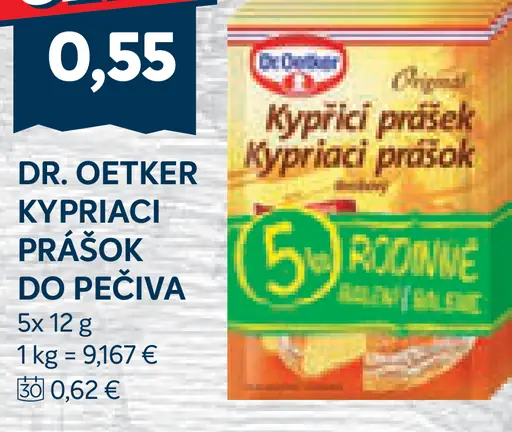 Dr. Oetker kypriaci prášok do pečiva