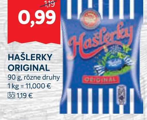 HAŠLERKY ORIGINAL