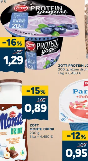 Zott Protein jogurtový výrobok