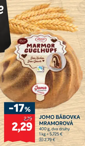 JOMO Bábovka mramorová