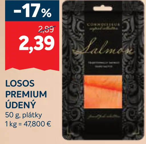 Losos Premium údený