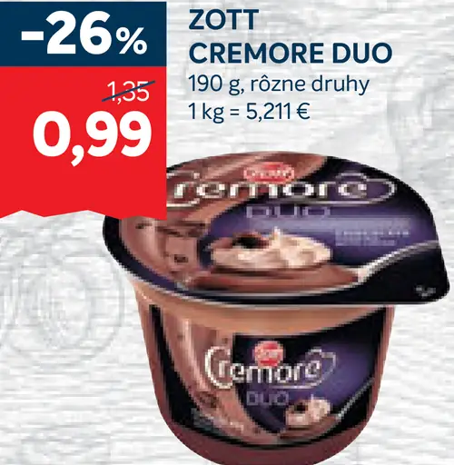Zott Cremore Duo