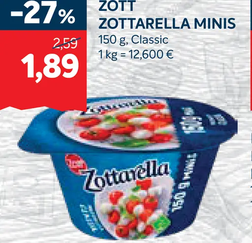 Zott Zottarella Minis