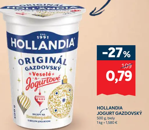 Hollandia Jogurt gazdovský