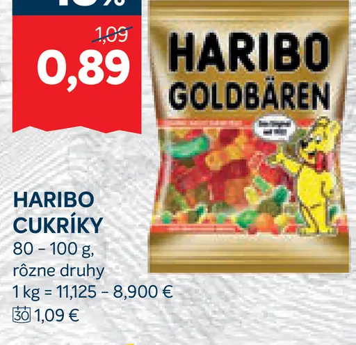 Haribo Cukríky Goldbären
