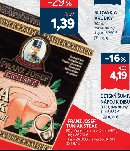 FRANZ JOSEF Tuniak steak