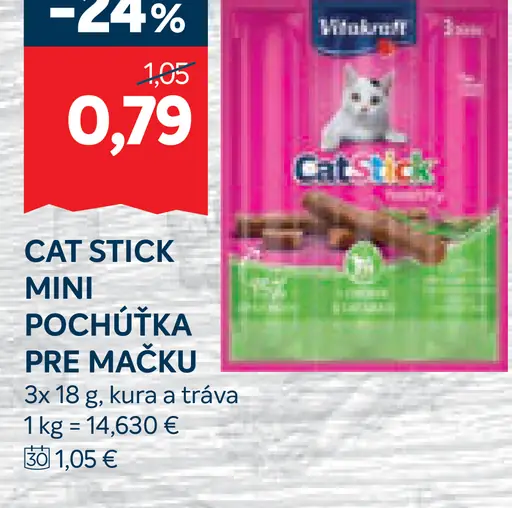Vitakraft Cat Stick mini pochúťka pre mačku