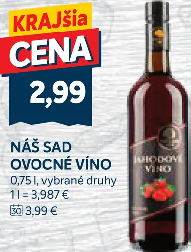 Náš sad Ovocné víno