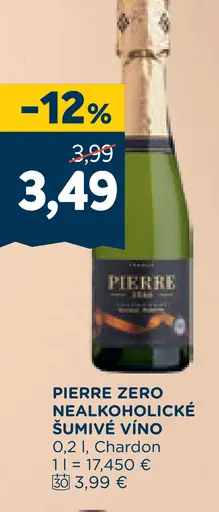 Pierre Zero Nealkoholické Šumivé Vino