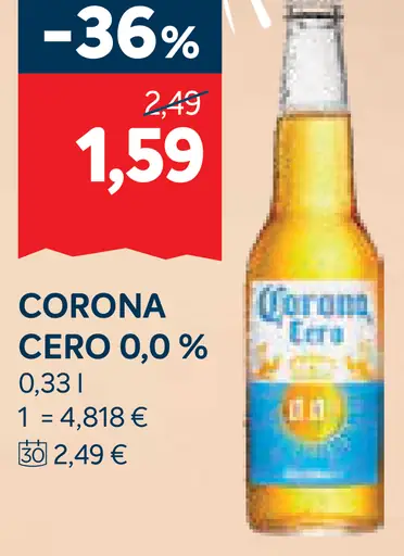 Corona Cero 0,0 %
