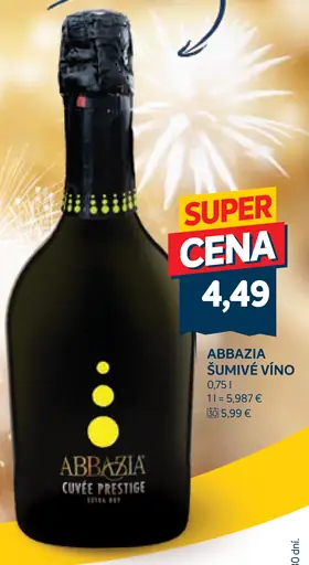 Abbazia šumivé víno