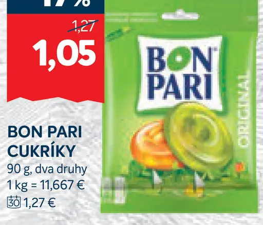 BON PARI cukríky