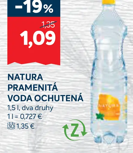 Natura Pramenitá voda nesýtená