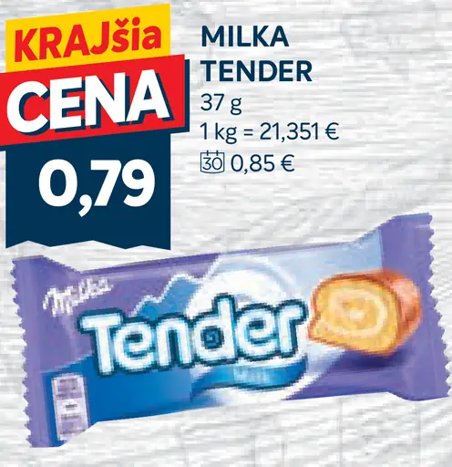 Milka Tender piškótová roláda