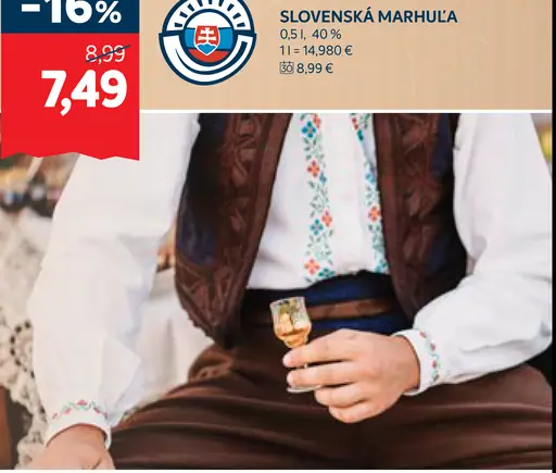Slovenská marhuľa destilát