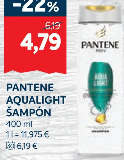 Pantene Aqualight Šampón