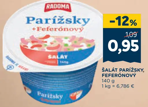 Radoma Parížsky šalát + feferónový