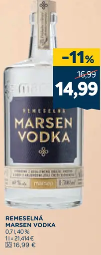 Remeselná Marsen Vodka