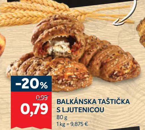 Balkánska taštička s ljutenicou