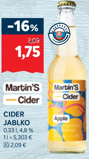 MARTIN'S CIDER Jablko