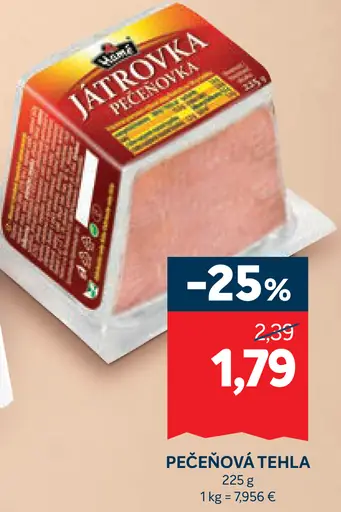 Jatrovka pečeňová tehla