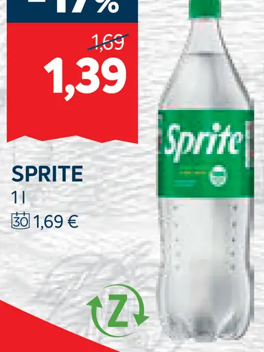 Sprite sýtený nápoj