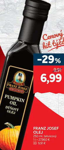 Franz Josef Tekvicový olej