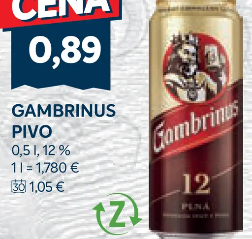 Gambrinus pivo