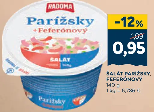 Radoma Parížsky šalát + feferónový