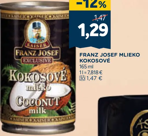 Franz Josef mlieko kokosové