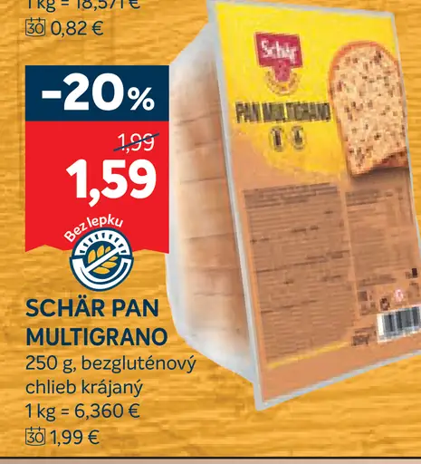 Schär Pan Multigrano chlieb
