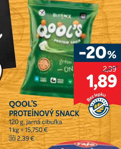 Qool’s proteínový snack