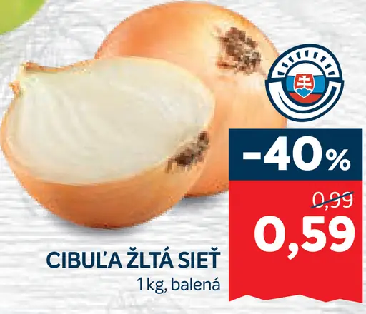 Cibuľa žltá sieť