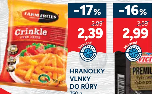 Farm Frites Hranolky vlnky do rúry