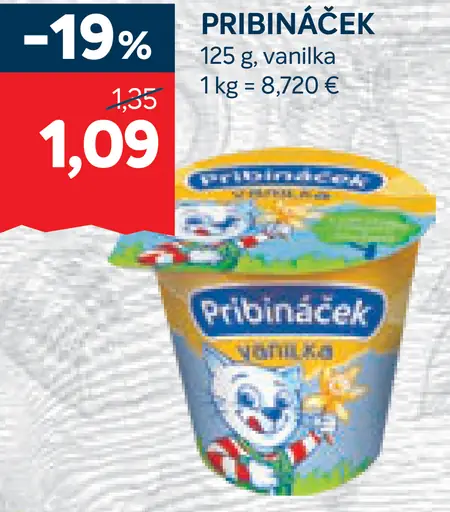 Pribináček Vanilka