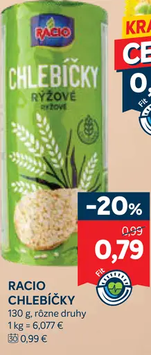 Racio Chlebíčky ryžové