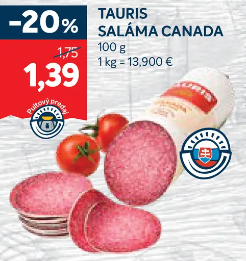 Tauris Canada saláma