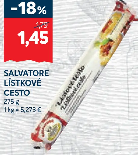 Salvatore lístkové cesto