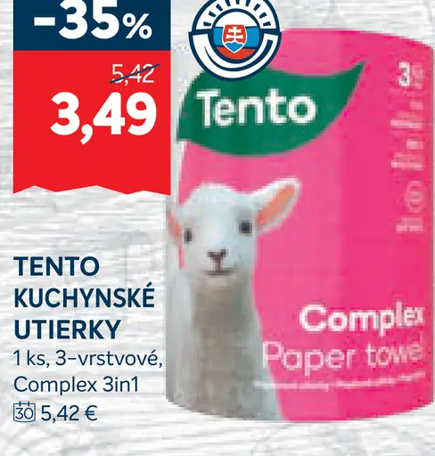 Tento kuchynské utierky Complex 3v1