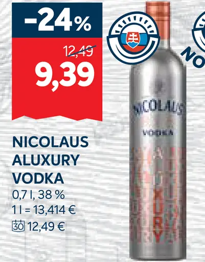Nicolaus Luxury vodka