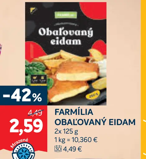 Farmília obalovaný Eidam