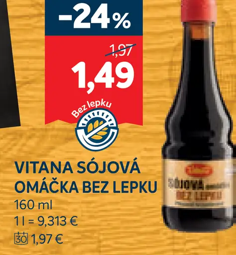Vitana Sójová omáčka bez lepku