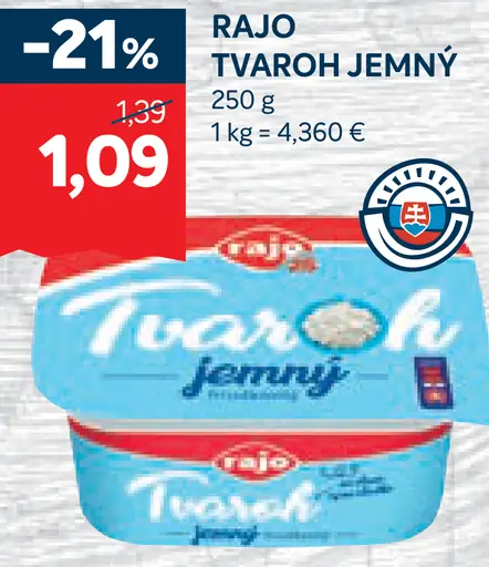 Rajo Tvaroh jemný