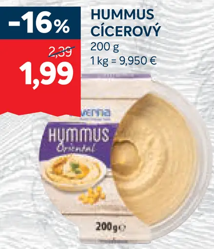 Hummus Cícerový