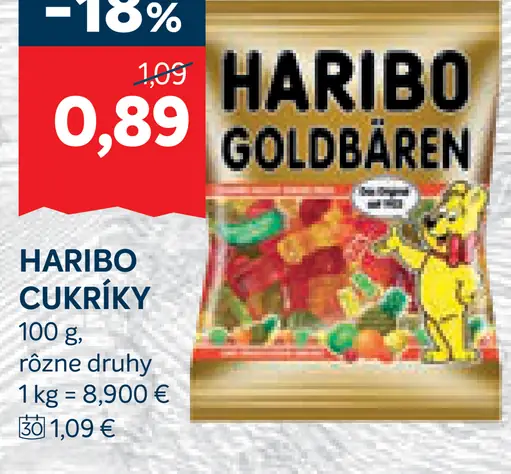 Haribo cukríky