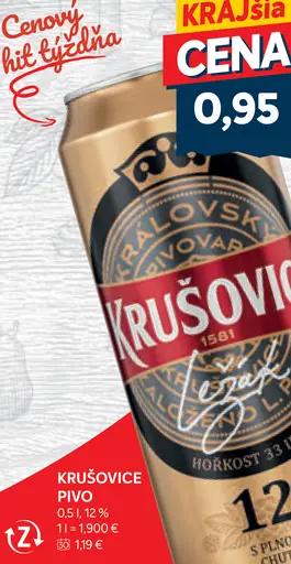 Krušovice pivo