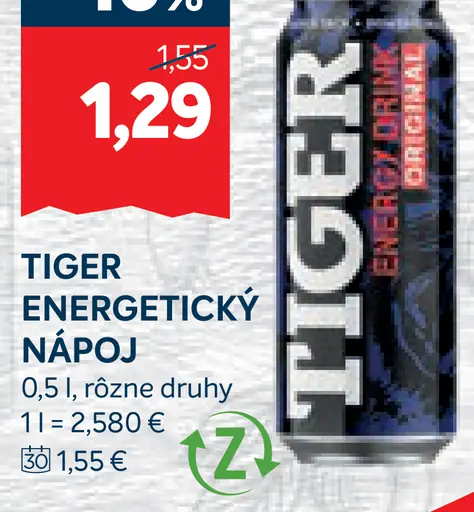 Tiger Energetický nápoj