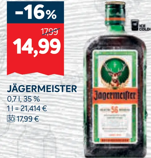 Jägermeister bylinný likér 35 %