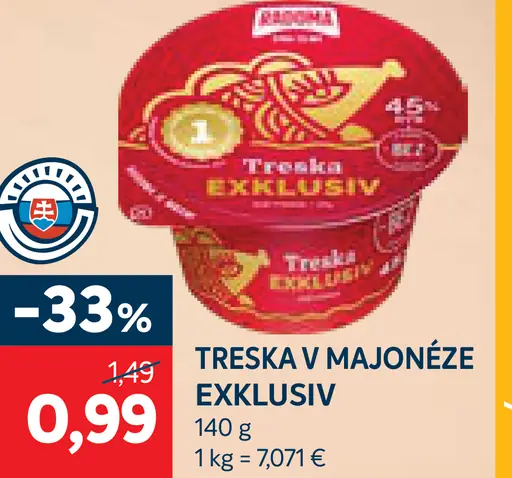 Treska v majonéze Exklusiv